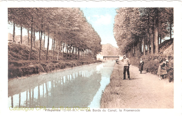 VILLEPARISIS (S.-et-M.). — Les Bords du Canal, la Promenade